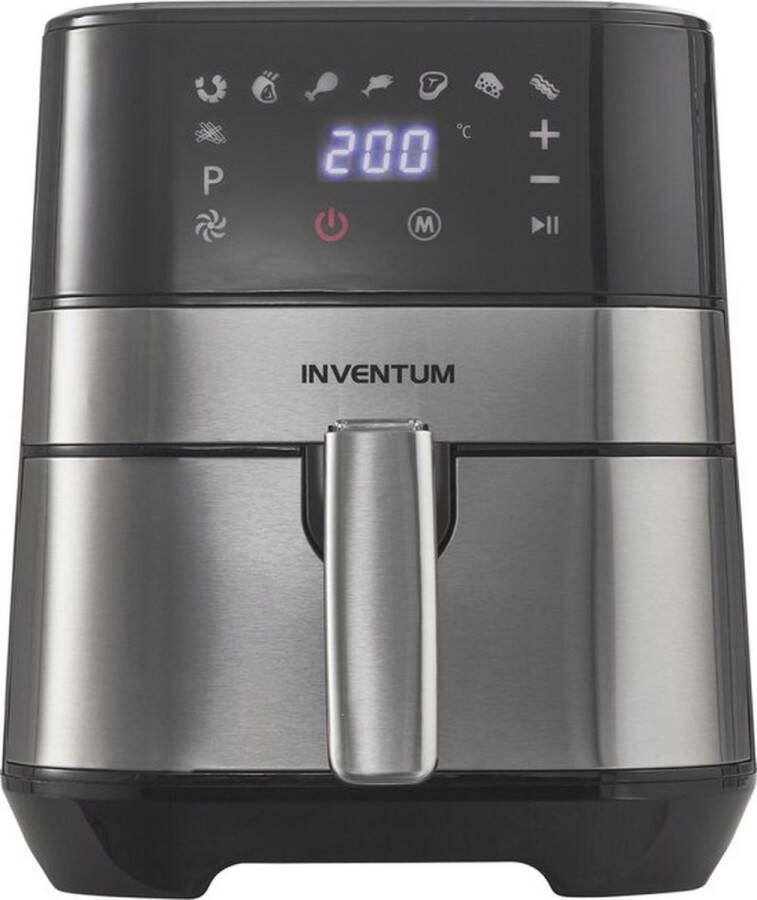 Airfryer Heteluchtfriteuse 1500W 3.5 Liter Zwart Zilver