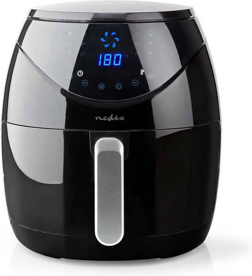 Airfryer Heteluchtfriteuse 1800W 6.5 Liter Zwart