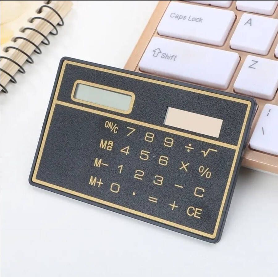 AliRose PinPas Rekenmachine Mini Calculator Zwart