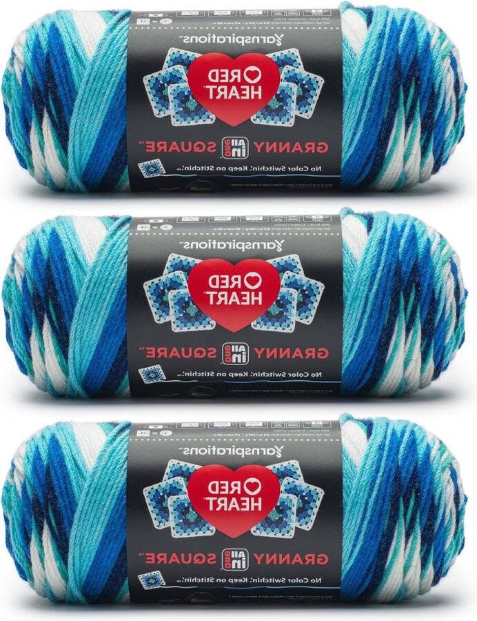 All in One Granny Square Zacht Wit Garen 250g 100% Acryl Frigid Breien Haken Amigurumi