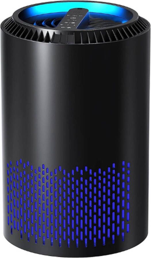 Allergie Luchtreiniger Automatisch Uitschakelen Hooikoorts filtervermogen Stof en meer- Air Purifier zwart