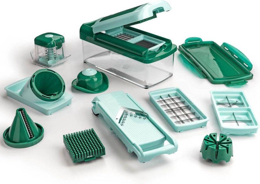 Allessnijder 16 Delen Muntgroen Nicer Dicer Fusion Smart Julietti