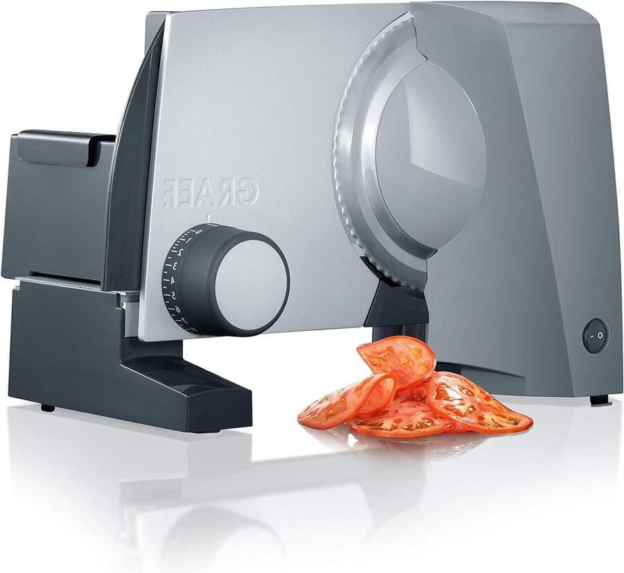 Allessnijder Graef G50 Sliced Kitchen 170 W metaal zwart grijs Bread Slicer