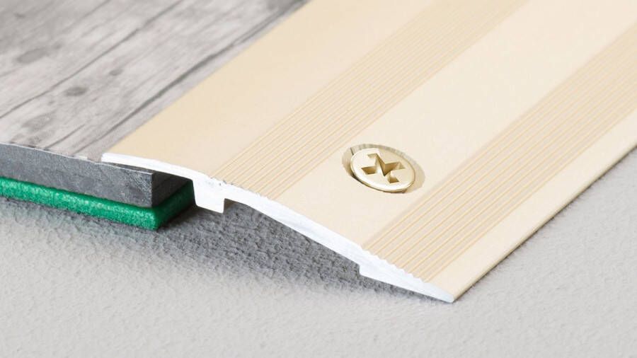 Aluminium aanloopprofiel overgangsprofiel lengte 2700 mm voor bekledingen van 4 t m 7 mm