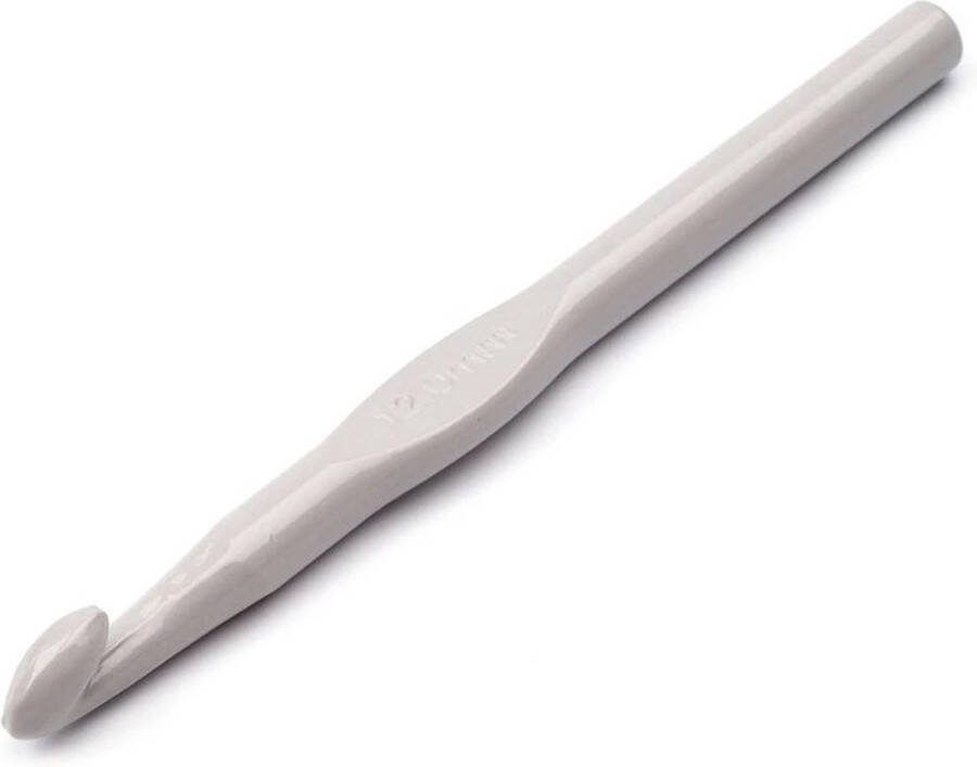 Aluminium haaknaald 12 grijs zilver 15 cm lang L 1 naald voor haken