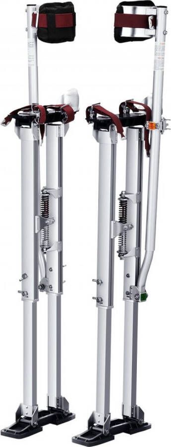 Dakta Aluminium Stelten Plafondconstructie 91 4-126 7 cm In hoogte verstelbare werkpalen Gipsplaten 103 kg Draagvermogen Schilderspalen 27-29 cm Voetmaat Voor schilderwerk Woondecoratie Boomsnoei Elektriciteitswerk