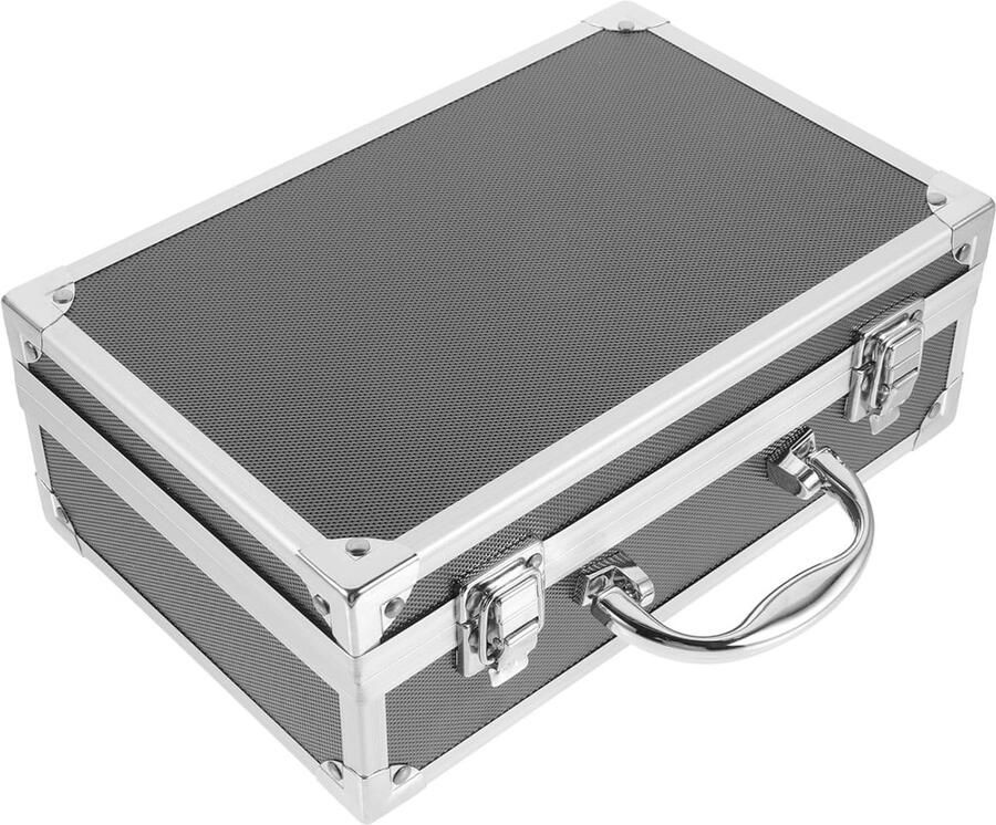 Aluminium Toolbox met Handvat Draagbare Gereedschapskist met Accessoire Opbergdoos