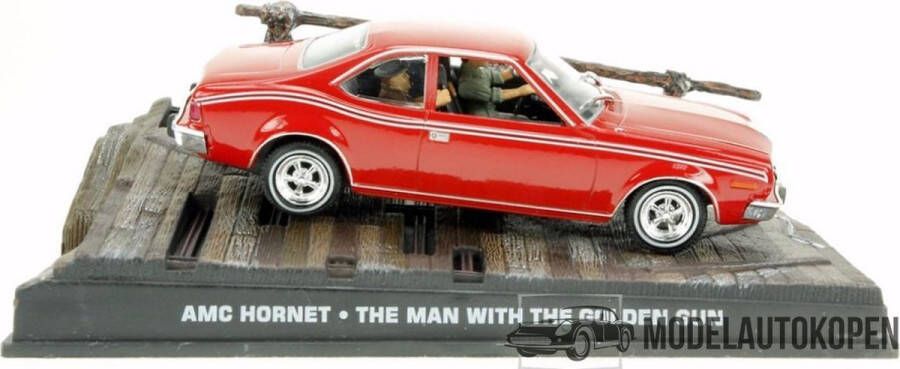 AMC Hornet James Bond The Man With The Golden Gun (Rood) 1 43 Atlas Modelauto Schaalmodel Model auto Miniatuurauto Miniatuur autos