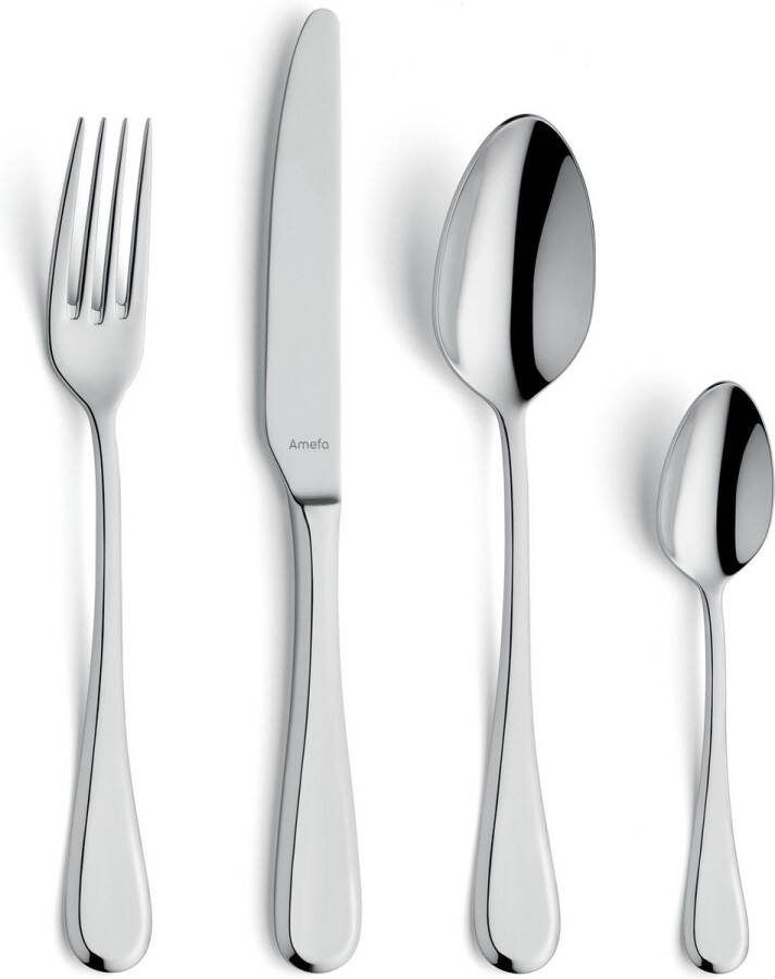 Amefa Drift 24-delige Bestekset 6 Personen Zilver