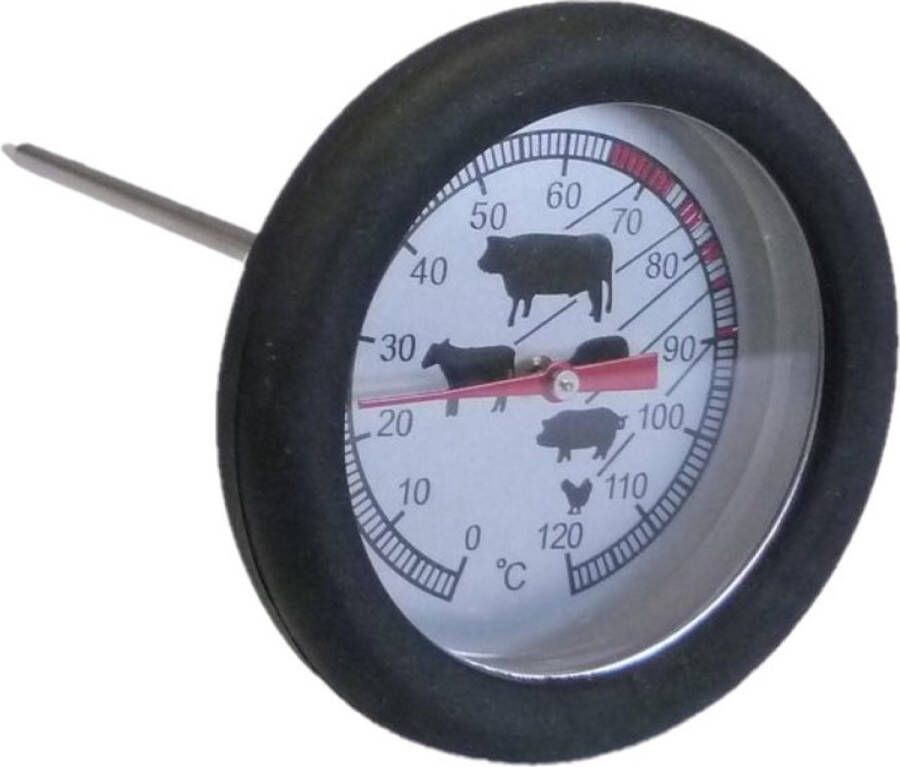 Merkloos Sans marque Analoge vleesthermometer keuken thermometer RVS 12 cm Vleesthermometers Meater
