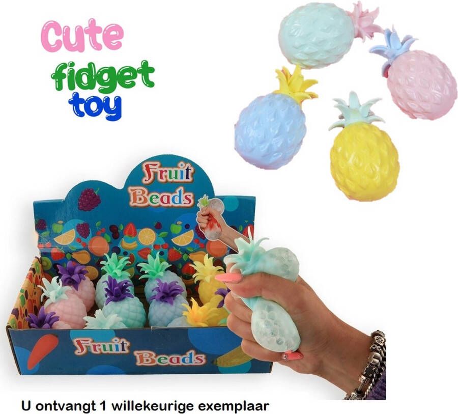 Ananas Fidget Toys Stressbal 1 exemplaar Fidget Toys Stressbal voor kinderen Voor de hand
