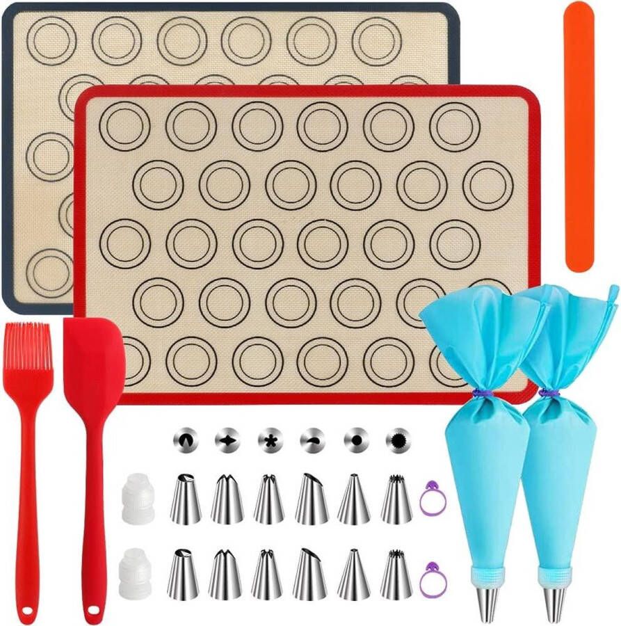 Anti-aanbak bakmat voor macaron brood en pizza decoreren tool voor bakken bakbenodigdheden