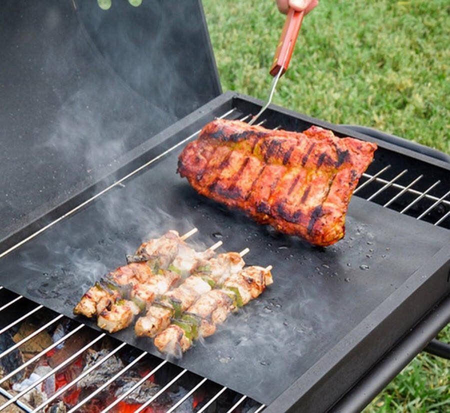Merkloos Sans marque Anti Aanbak Mat Oven Mat BBQ Mat Keuken Tools Koken & Bakken Keuken Accessoires Siliconen 40 x 30 cm