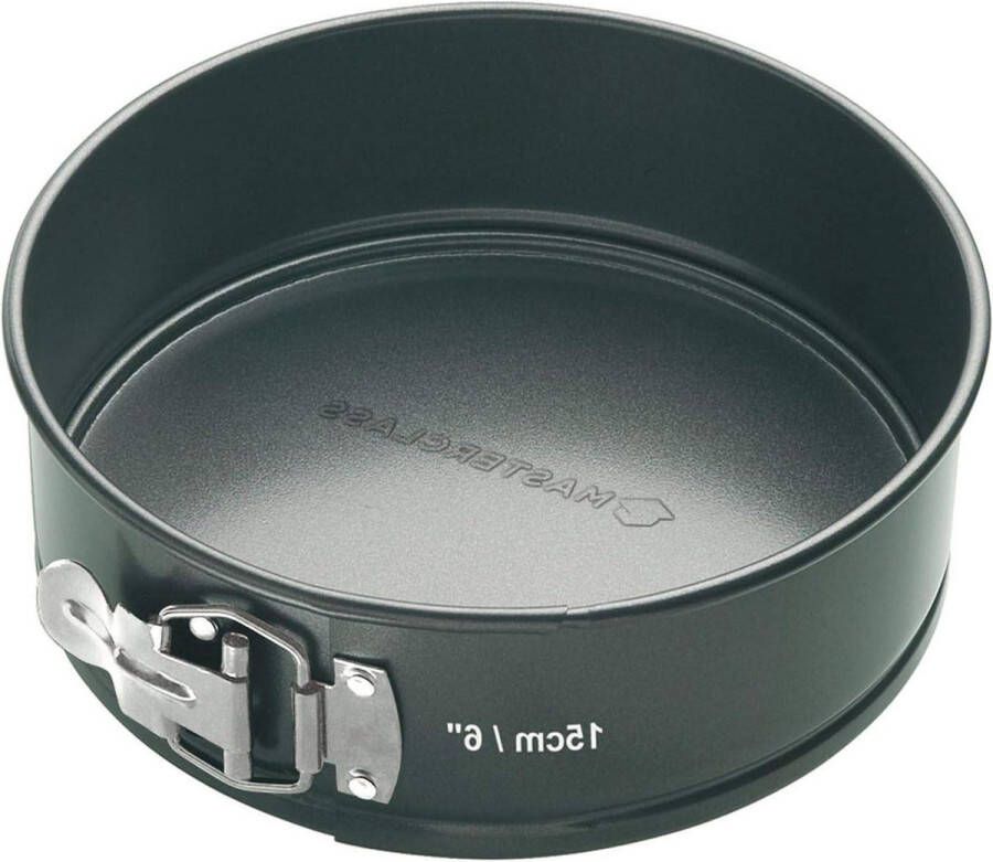 Anti-aanbaklaag Springvorm Losse Bodem Staal Grijs 15 x 15 cm 7 cm Diepte Springvorm