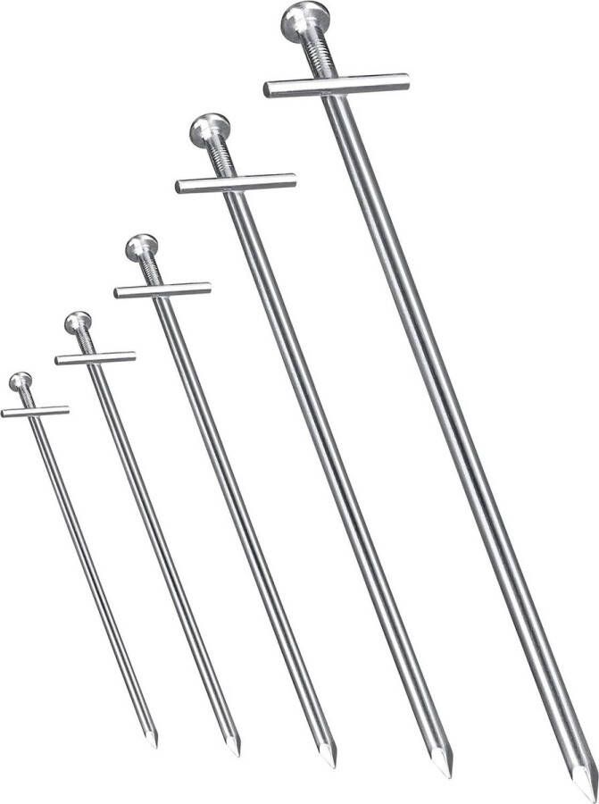 Anti-ROST tentharingen 6 mm lengte 230 mm T-profiel gegalvaniseerd staal kamperen-30