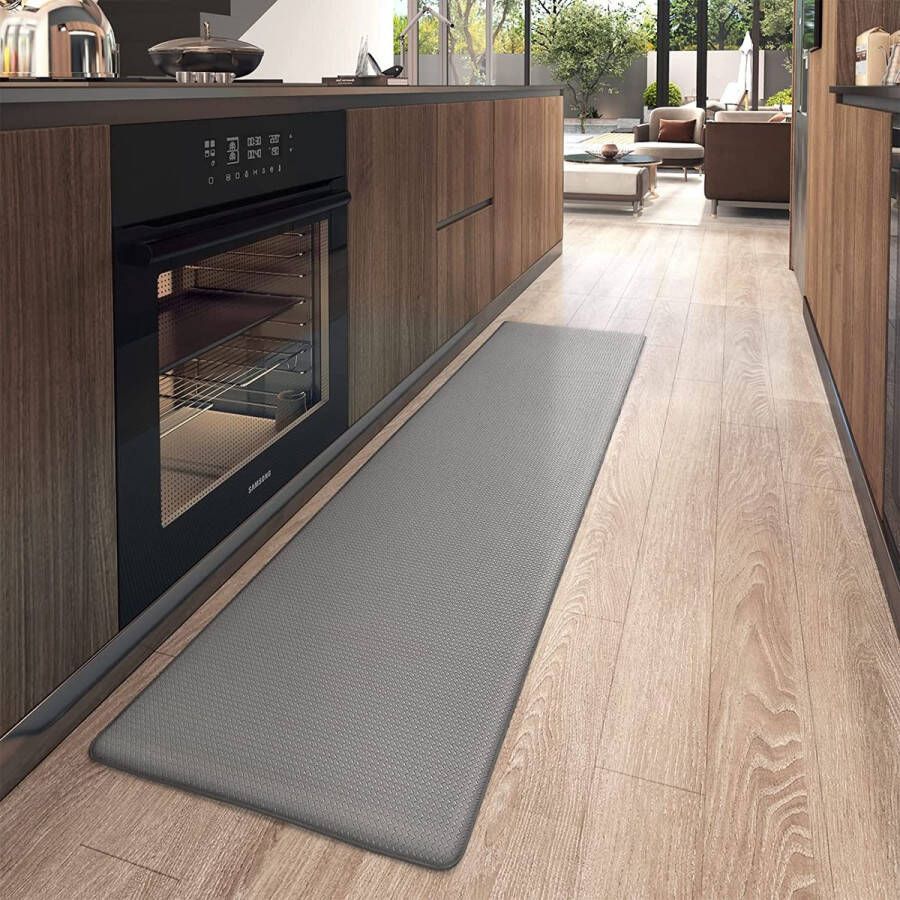 Anti-Slip Kitchen Carpet Kitchen Runner Anti-Slip Keukentapijt Keukenloper Doormat Trapper-vloerkleed (44 x 75 + 44 x 120cm)