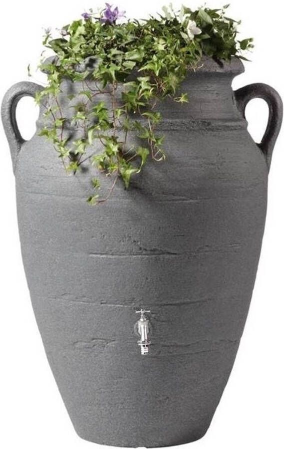 Garantia Antique Amphore Regenton 360 liter Inclusief kraan Plantenbak