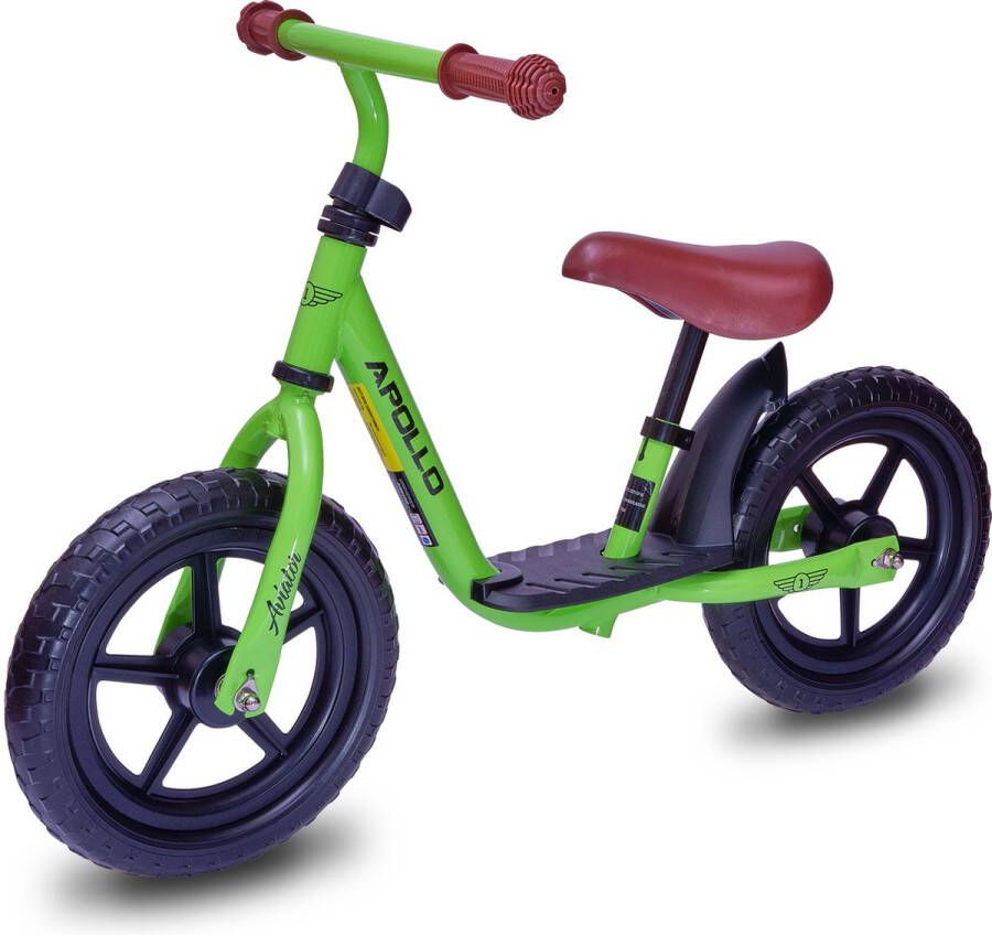 Apollo Aviator Loopfiets Veilige Kinderloopfiets 12 inch Mooie Loopfiets Robuuste Loopfiets voor Kinderen Comfortabel en Zeer Lichtgewicht Loopfiets Meisje Loopfiets Jongen Loopfiets Peuter