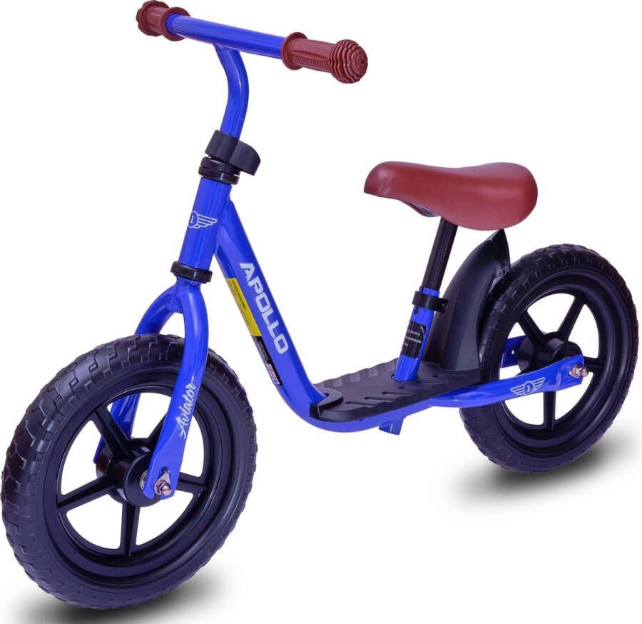 Apollo Aviator Loopfiets Veilige Kinderloopfiets 12 inch Mooie Loopfiets Robuuste Loopfiets voor Kinderen Comfortabel en Zeer Lichtgewicht Loopfiets Meisje Loopfiets Jongen Loopfiets Peuter