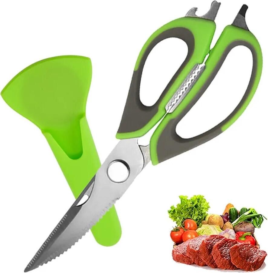 Arasta Keukenschaar Met Houder Voor Vlees Groenten Bbq Herbskitchen Accessoires Kookgereedschap Groen