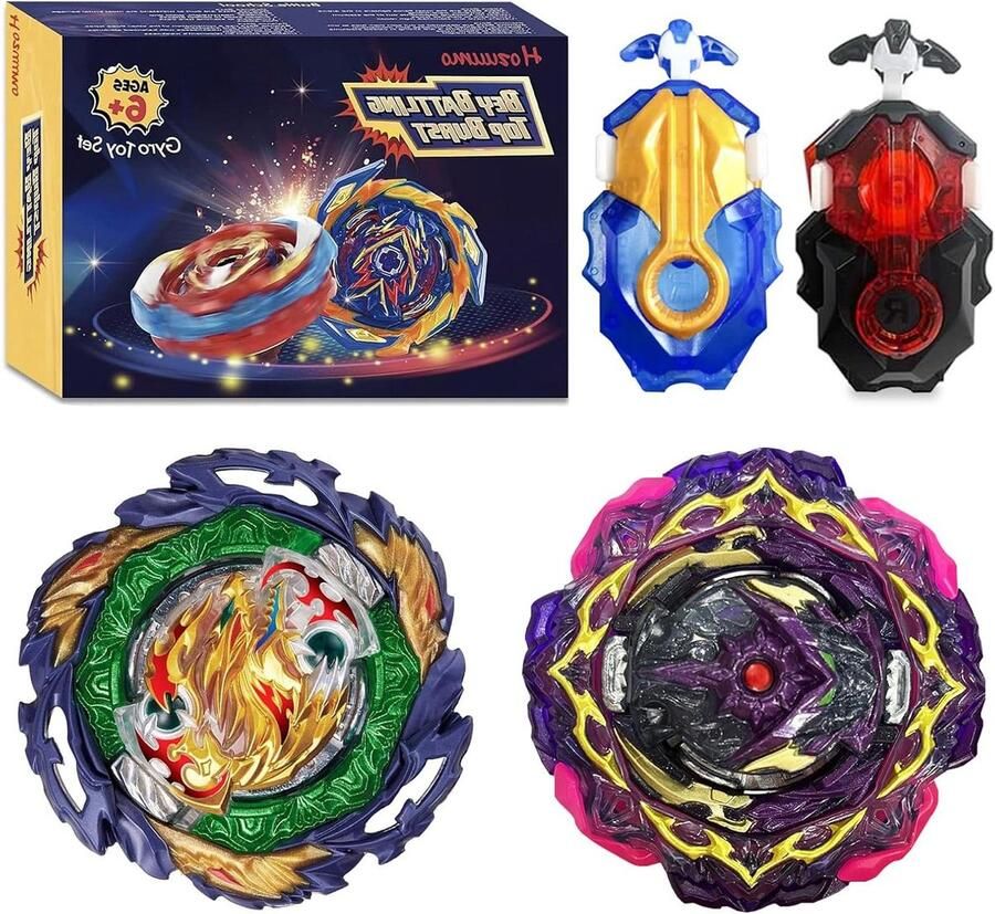 Arena Blade Burst Turbo Set 4D Metal Fusion gevechtstollen Battling Top B-184 launcher cadeausets voor kinderen met 2 extra tollen