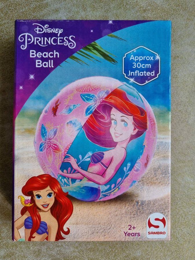 Ariel Strandbal Beachball 30 cm Disney kindercadeau opblaasbaar