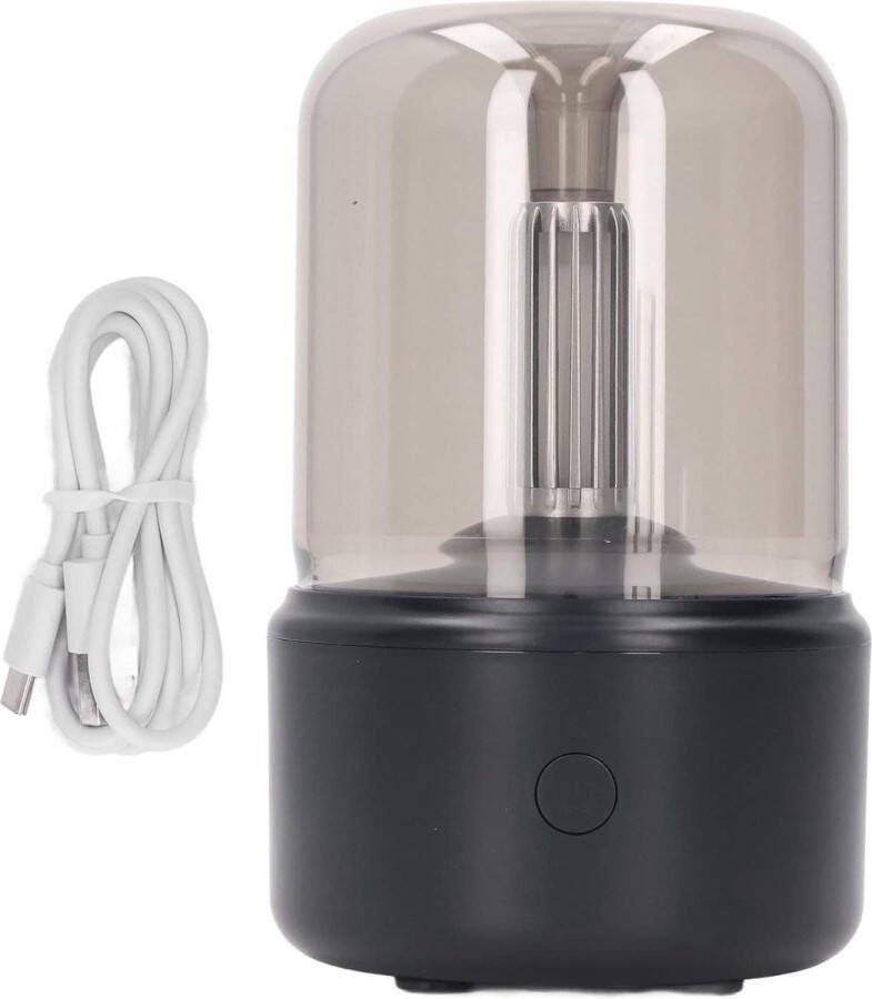 Aroma Diffuser 120ml Vlam Luchtverspreider Geruisloze Waterloze Auto-Off Bescherming Kaarslicht Luchtbevochtiger voor Spa Thuis Essentiële Olie