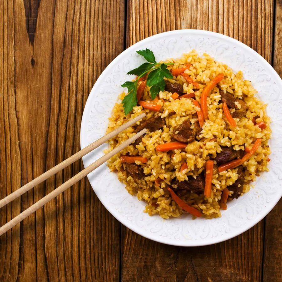 ASIA DELUXE chopsticks 10 paar herbruikbaar slipvaste eetstokjes voor curry's suhsi etc. 24 cm natuur