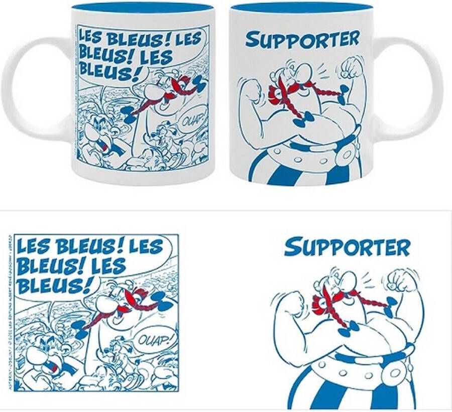 Asterix en Obelix mok Obelix Supporter Les Bleus 0 32ML