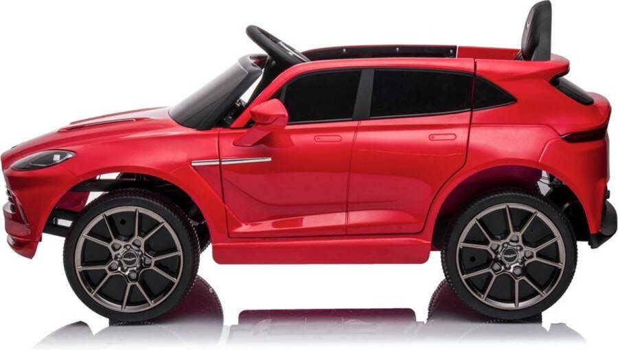 Aston Martin 12v elektrische kinderauto met rubberen banden leder zitje en meer! Elektrische Kinderauto Met afstandsbediening