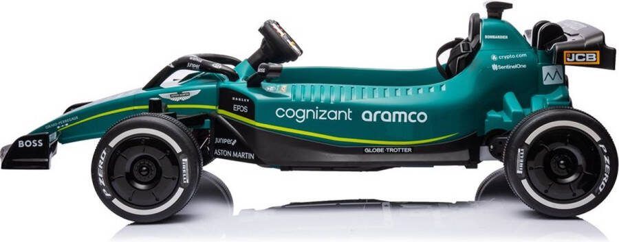 Aston Martin F1 Cognizant Racecar kinderauto accuvoertuig 24V
