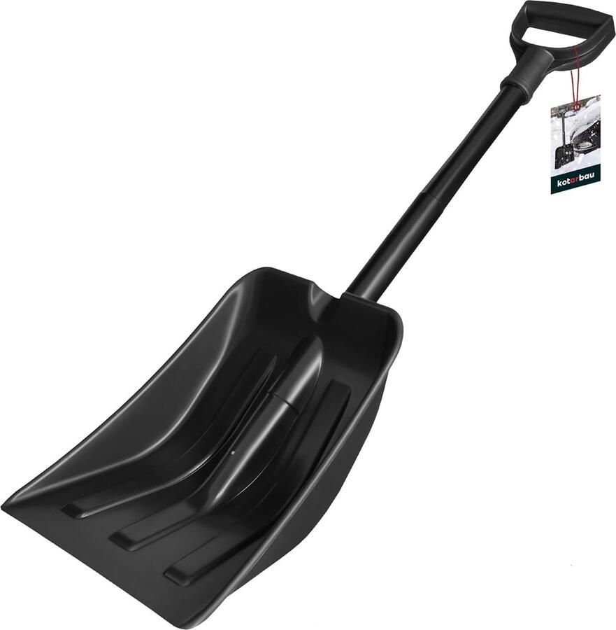 Auto sneeuwschep kunststof sneeuwschuiver met aluminium extra klikgreep 80 cm kleine auto spade sneeuwschep sneeuwschop sneeuwschep sneeuwschop klapschep