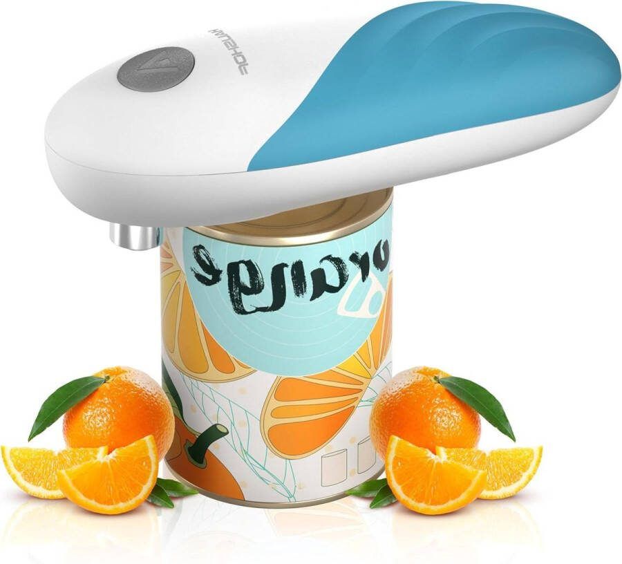 Automatische blikopener One Touch elektrisch 360° rotatie automatische stop keukenhulp met AA-batterijen Blikopener