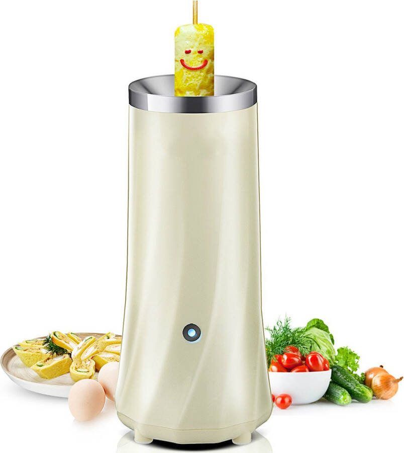 Automatische Egg Roll Maker Eierkoker Ontbijt Machine Multifunctioneel Nonstick Omelet Machine Worst Boiler DIY Maker Quick Mini Elektrische Loempia Maker Roller Cooker 220V Hotdog Ketel Koken Gereedschap Burrito's
