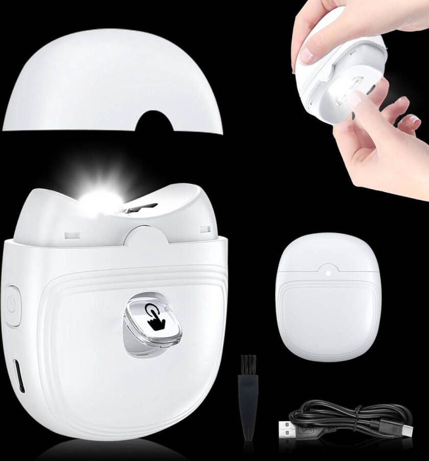 Automatische elektrische nagelknipper met licht oplaadbaar voor volwassenen en kinderen