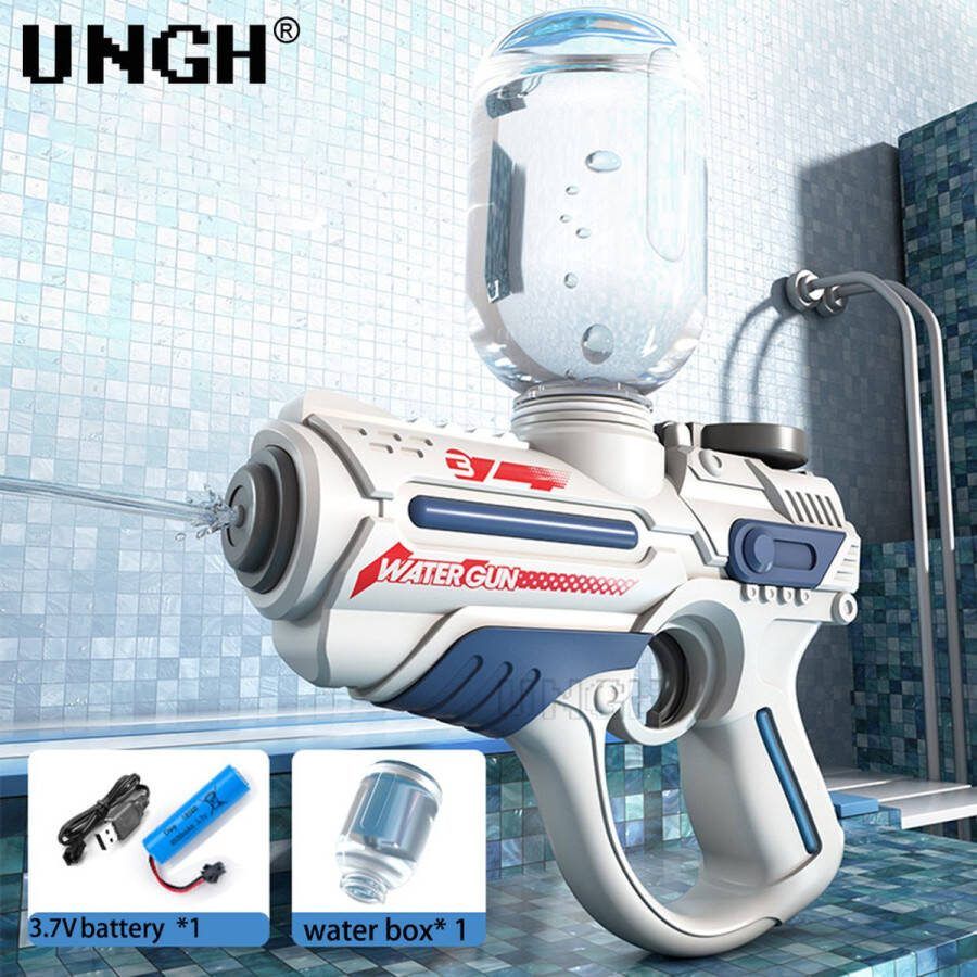 Automatische Waterpistool Kinderen Hogedruk Buiten Tuin strand Grote Capaciteit Water Zwembad Zomer Speelgoed Voor Kinderen Rood