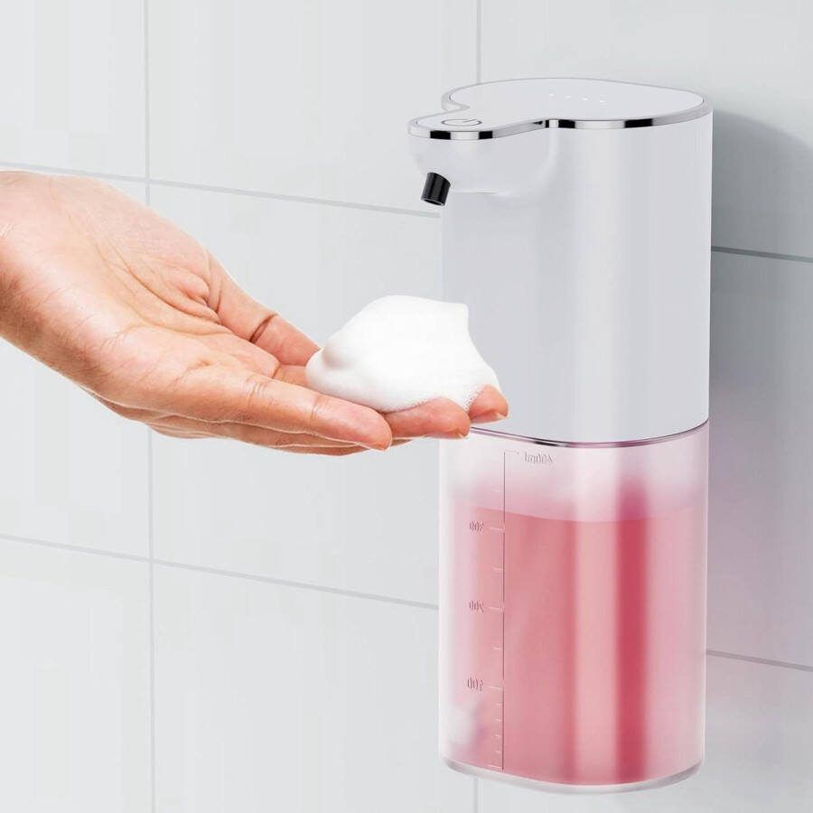 Automatische Zeepdispenser Schuimende Handzeep400 ml Wandmontage Elektrisch met Sensor IPX5 Waterdicht