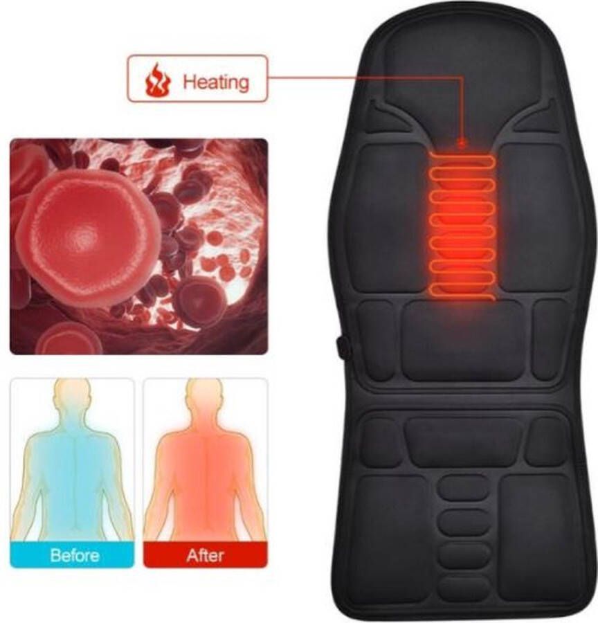 Autostoel verwarming met massage Stoelverwarming Massagekussen Auto verwarming Stoelverwarming Met massage 12V