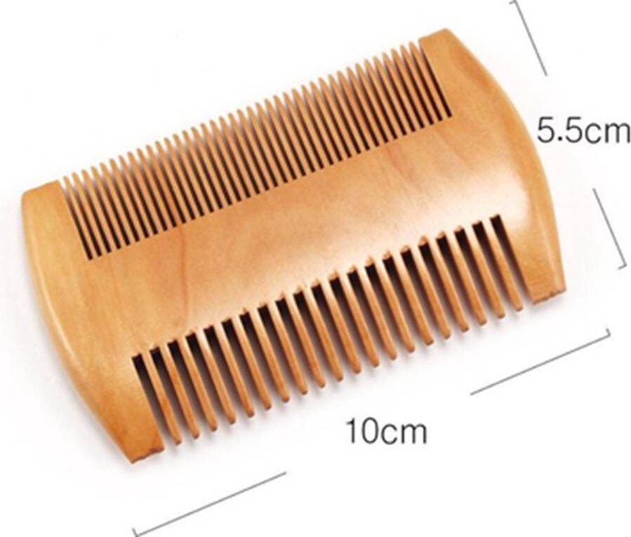Baard Kam Hout Bruin