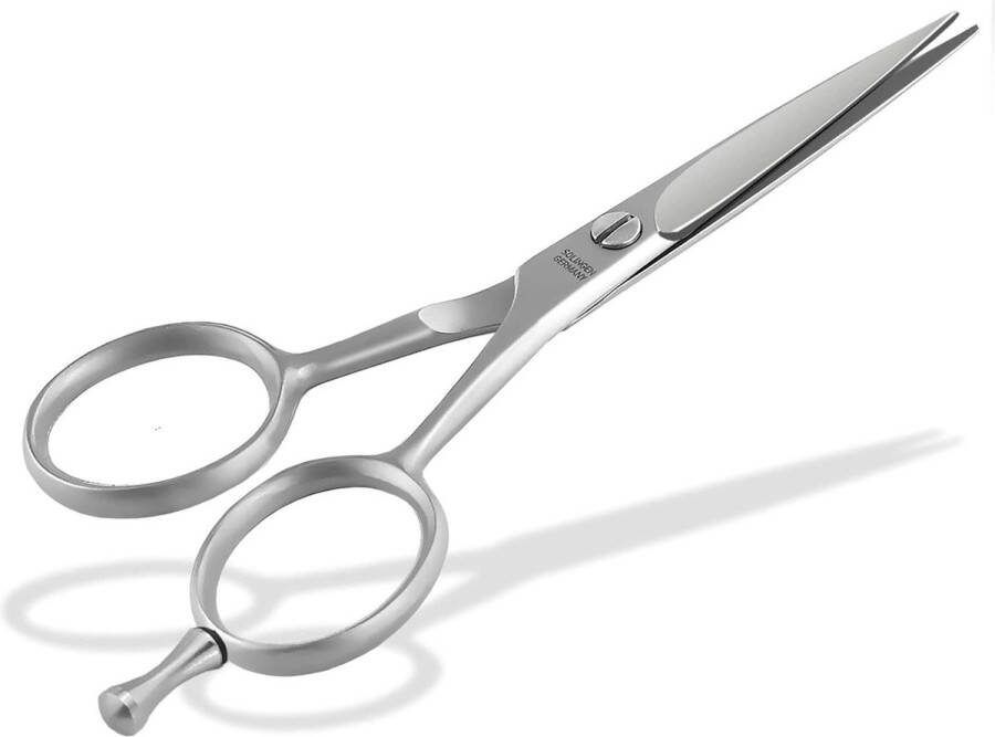 Baardschaar van haarschaar met eenzijdige microvertanding neushaarschaar snor voor de optimale baardverzorging voor het inkorten van baardhaar neushaar en hoofdhaar