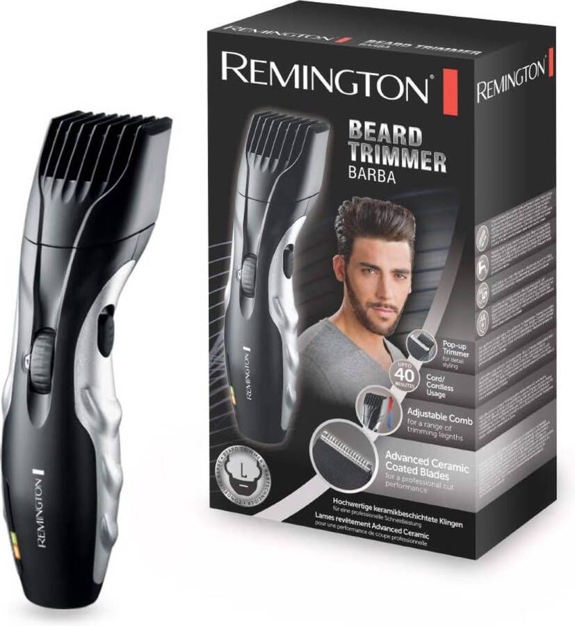 Baardtrimmer (11 lengte-instellingen 0.4 mm 18 mm Snoerloos En Met Snoer Levenslang Scherpe Mesjes) Trimmer MB320C