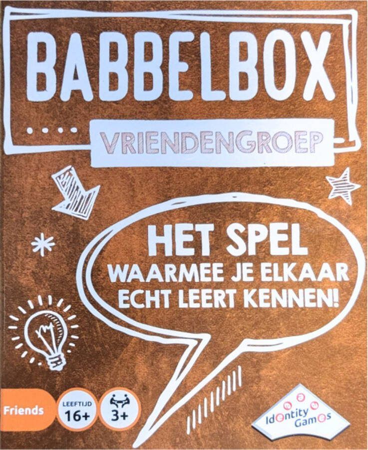 Babbelbox Vriendengroep Kaartspel 16+