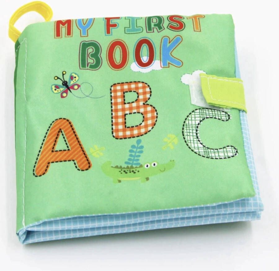 Baby Haai Zachte Eerste Baby Boek Stof Alfabet en Getallen Engels