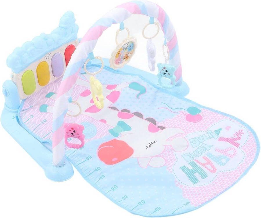 Baby Hangende Piano Gym Mat voor Pasgeboren Peuters Speelmat met Muzikale Activiteit