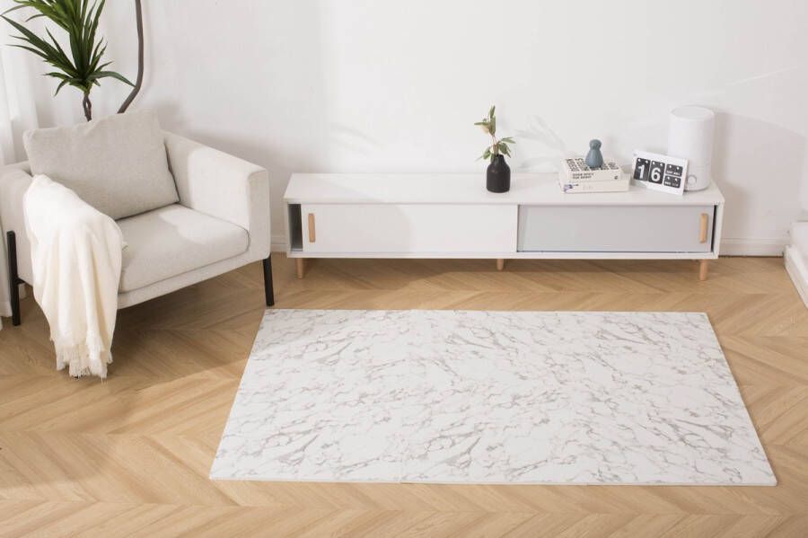 Baby speelmat van foam Marmer Wit Kruipmat Zachte Vloertegels Speelkleed Zacht