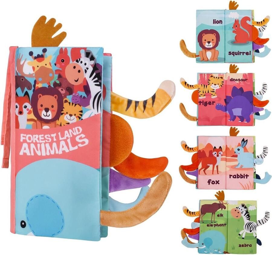 Baby zachte boeken Montessori Baby baddoek boek Rustige Boeken voor 0-3 jaar oude peuters kinderen 3D Zintuiglijke Aanraking Gevoel Boek Vroeg Onderwijs Intelligentie Ontwikkeling