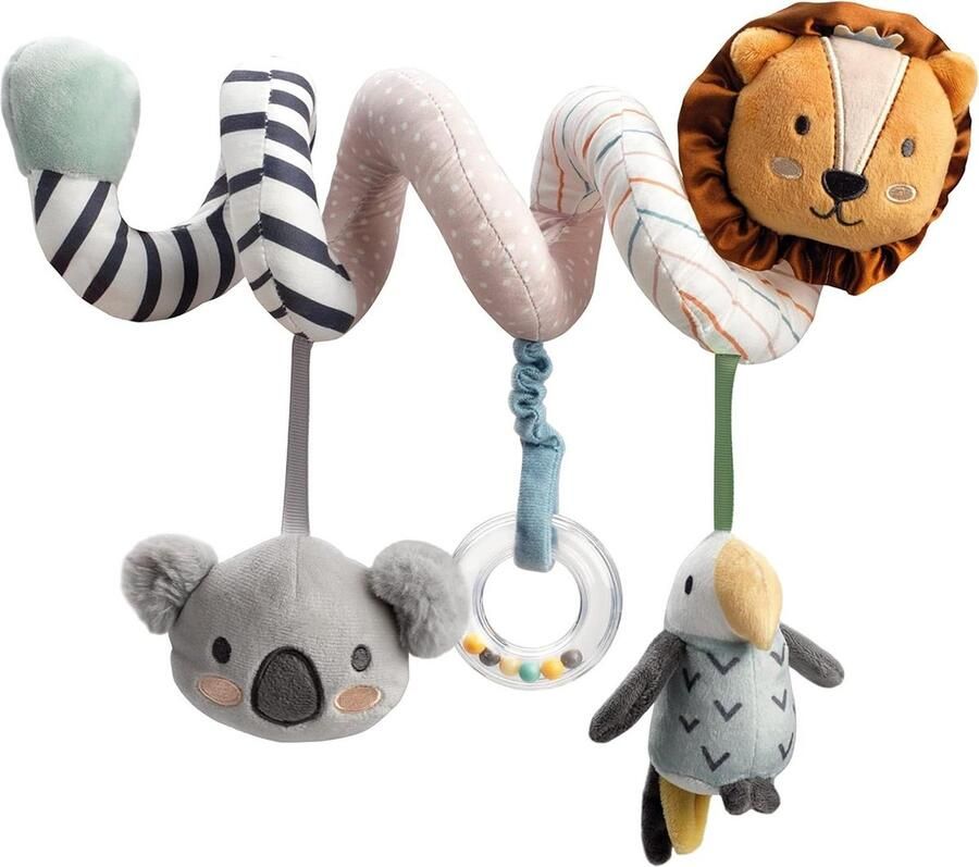 Babygym Sensorisch Speelgoed Animal Adventures Spiraal-activiteit Geschikt vanaf de Geboorte Kleur Avontuur Eenheidsmaat 89075