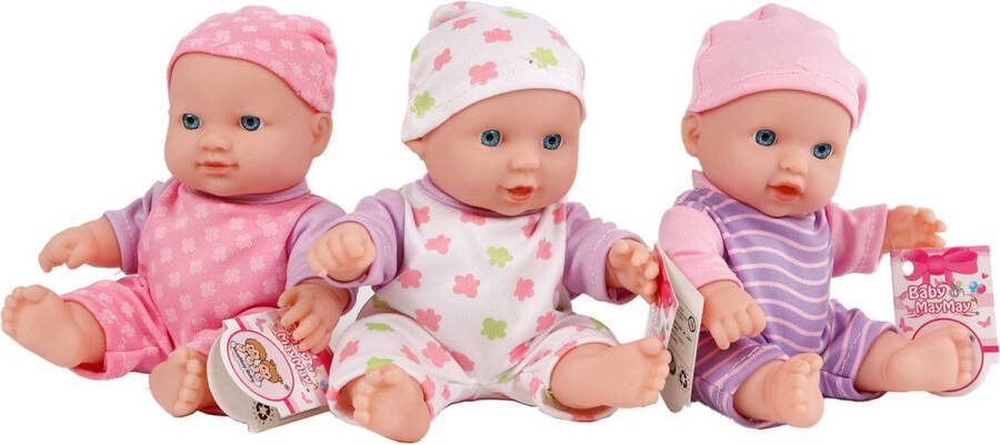 Babypop met Print Outfit 20cm