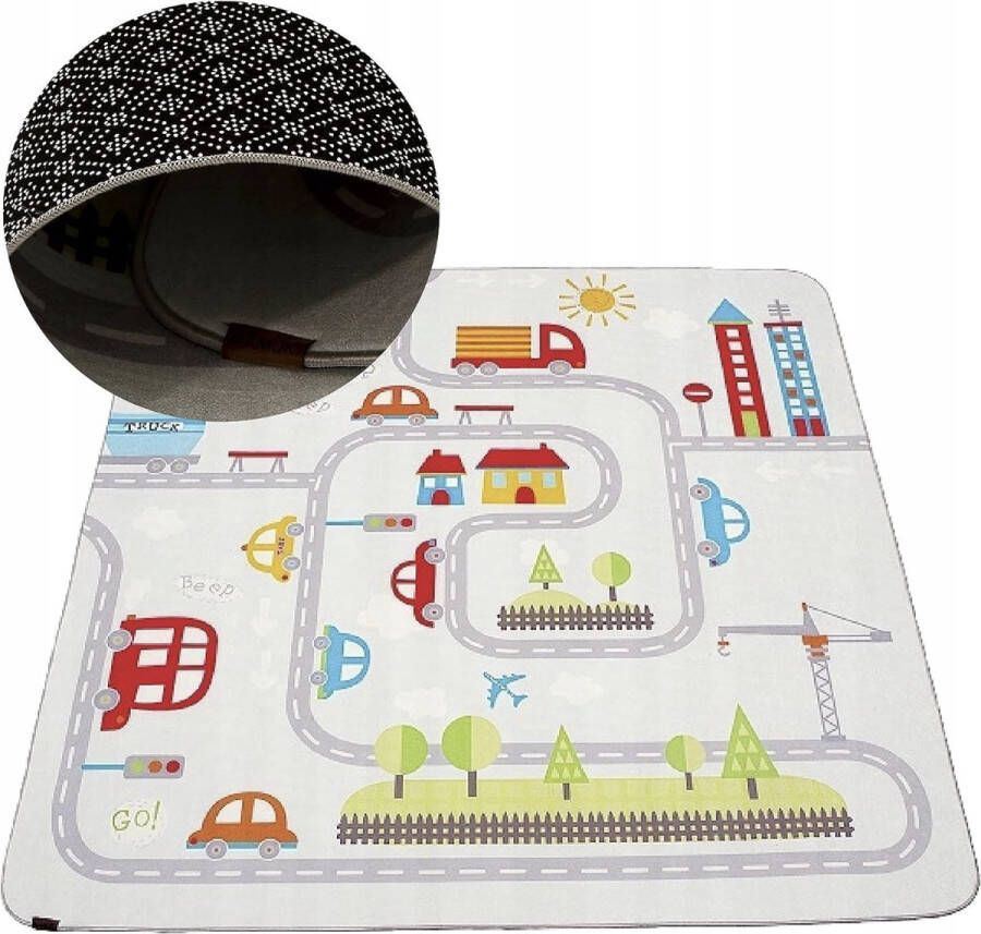 Babyspeelkleed Antislip Speelkleed Opvouwbaar Kruipmat Kinderen Babytapijt 150 X 150 Cm Voor Kinderkamers Speelkamers Wasmachines Wasbare Kindermat