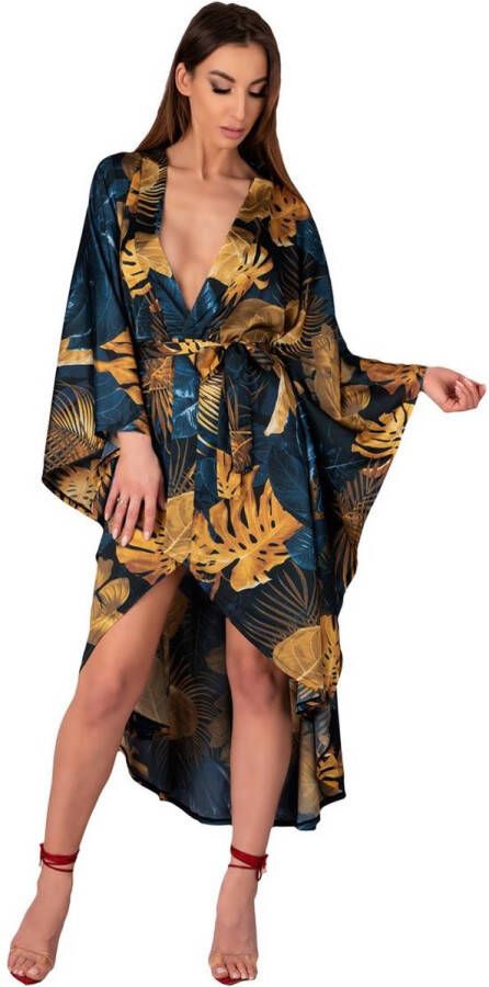 Badjas (kimono) Atenna Aquareel Collectie ONE SIZE